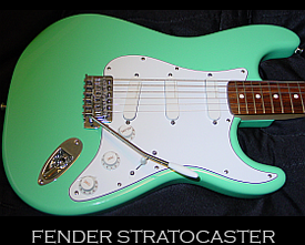 Surf Green USA Fender Stratcaster Guitar