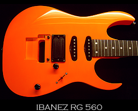 Ibanez RG 560 Carotene Orange guitar