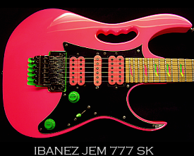 SK Ibanez JEM 777 guitar Restoration refinish