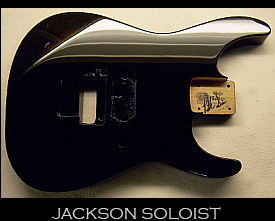 Jackson Soloist guitar body