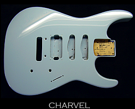 Charvel body in Fender Sonic Blue