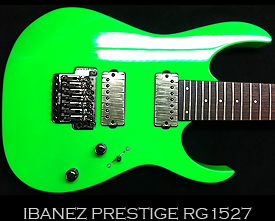 Neon Green Ibanez RG 1527