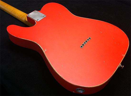 fiesta red vintage telecaster guitar