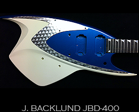 J. Backlund JBD 400 in Kandy Blue and Vintage White