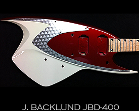 J. Backlund JBD 400 in Kandy Red and Vintage White