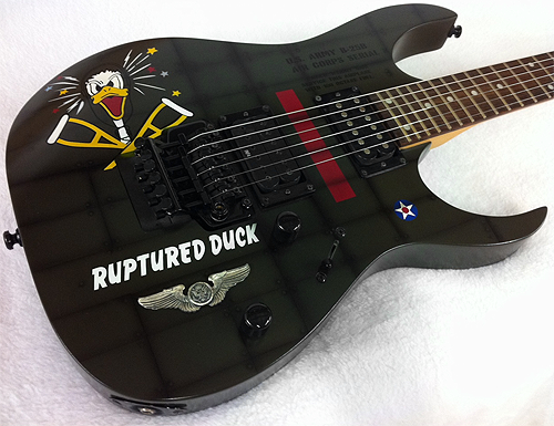 Ruptured Duck Warbird Guitar