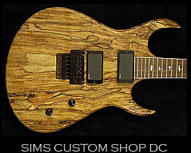 spalted maple private stock guitar