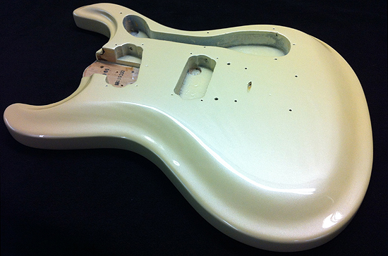 1966 mosrite guitar in pearl white