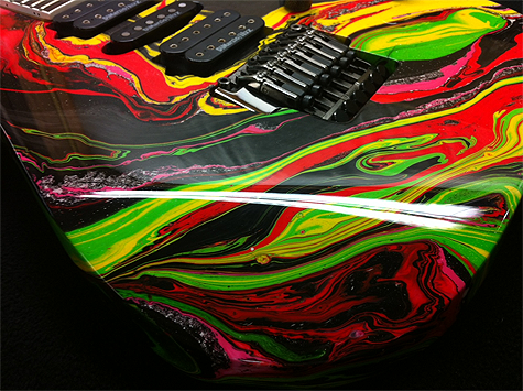 swirl guitar finishes custom