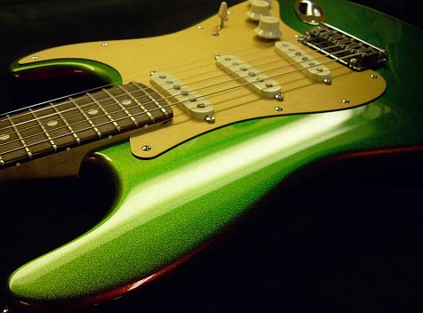 custom painted Fender stratocaster