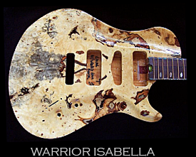Buckeye Burl Warrior guitar