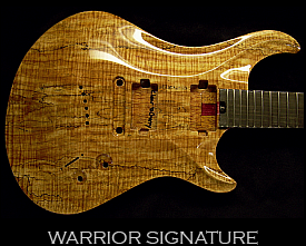 warrior spalted maple guitar