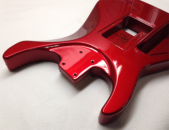kandy apple red guitar