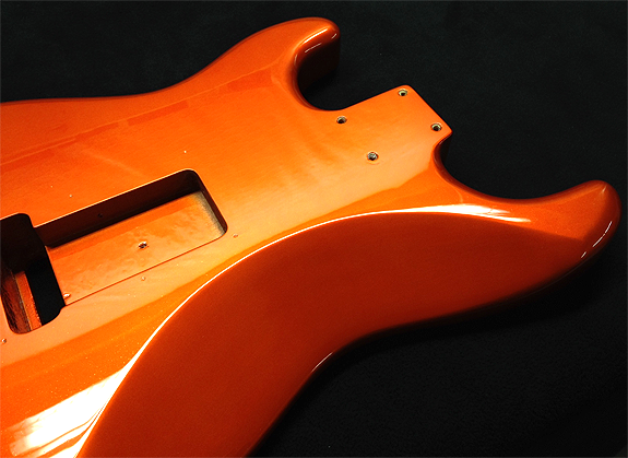 tangerine fender stratocaster guitar