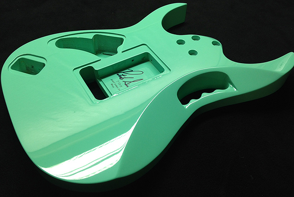 sea foam green guitars