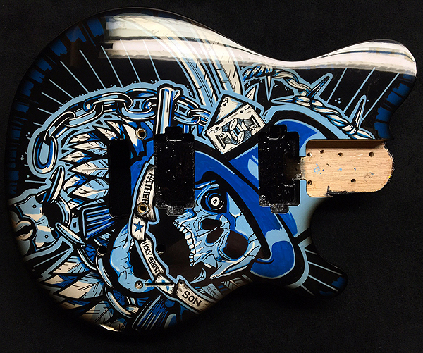 custom artwork guitars
