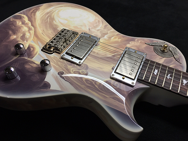 Custom painted PRS guitars