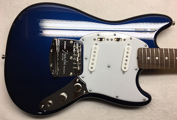 Blue Pearl Fender Mustang