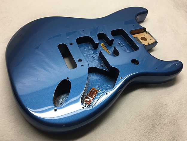 blue fender stratocaster