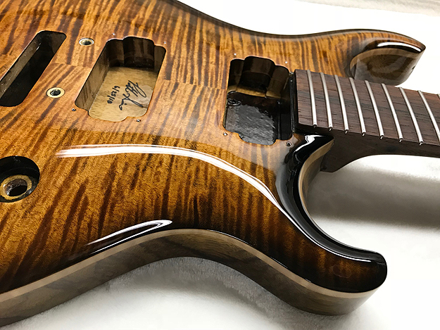 tiger eye guitar stain