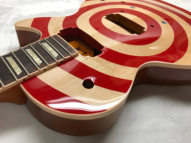 zakk wylde red bullseye guitar