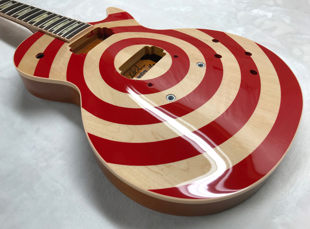 zakk wylde red bullseye guitar