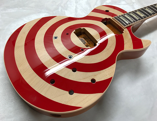 zakk wylde red bullseye guitar