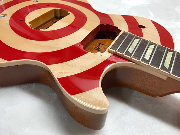 zakk wylde red bullseye guitar